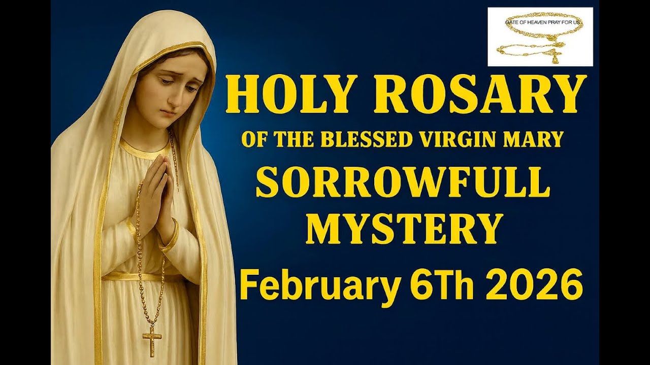 Holy Rosary Today❤️ Sorrowful Mysteries❤️Friday Prayer