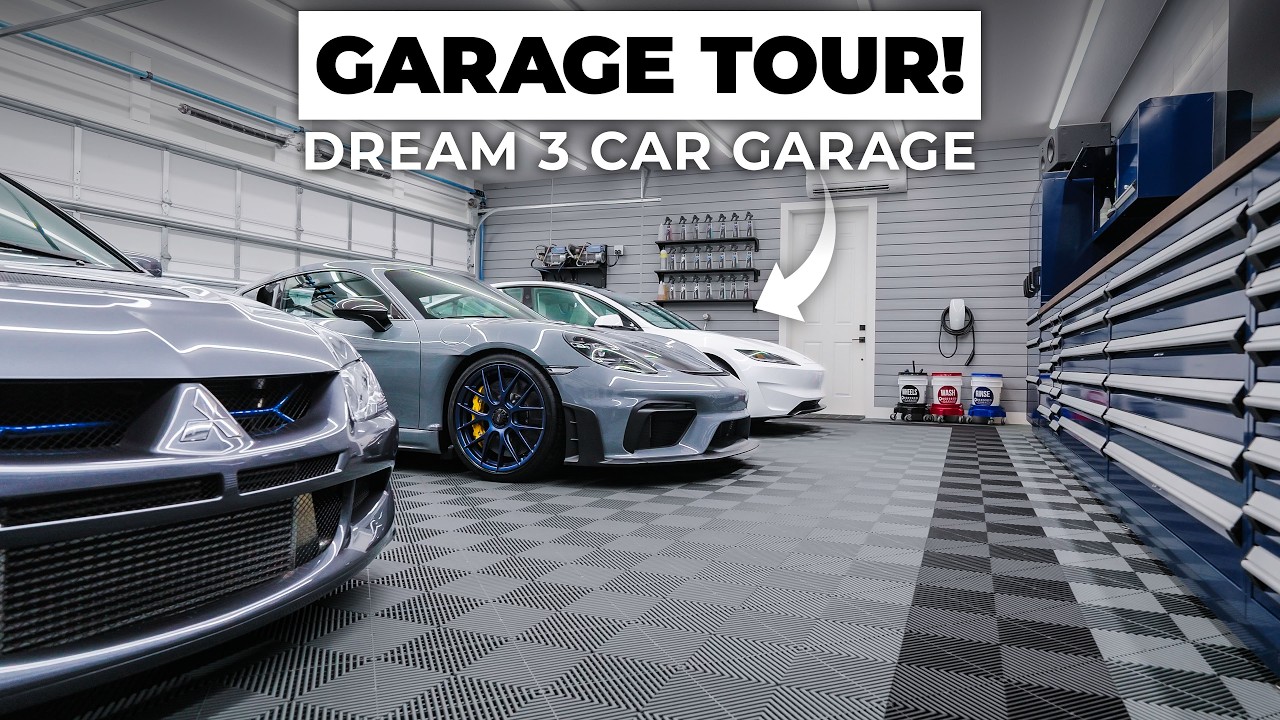 Updated Dream 3-Car Garage Tour - Everything That’s New