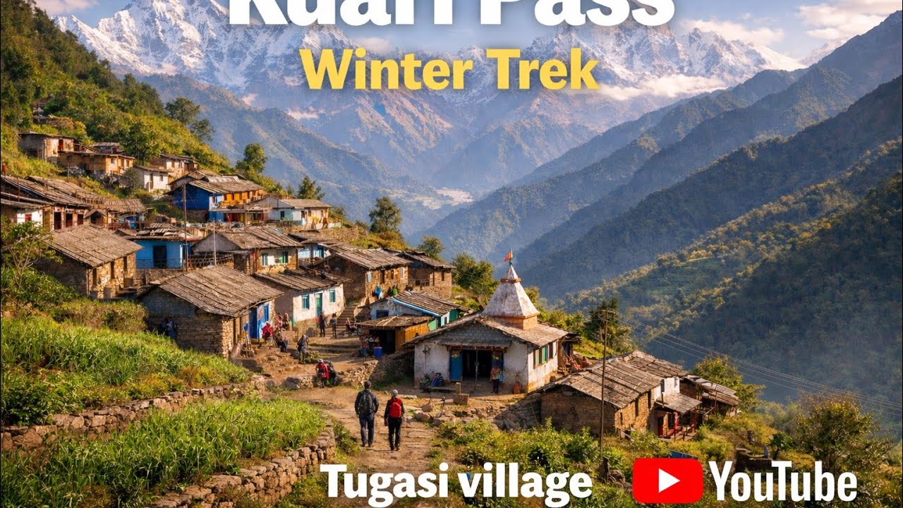 Kauri Pass [ Winter Trek ] Uttarakhand Episode- 3 #trending #travel #shorts 