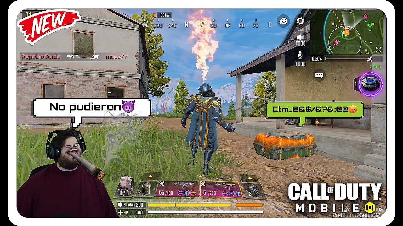 ESTA SQUAD LE QUIZO JUGAR TRYHARD🔥AL OSO PERO NO LES FUNCIONO😎| CALL OF DUTY MOBILE |
