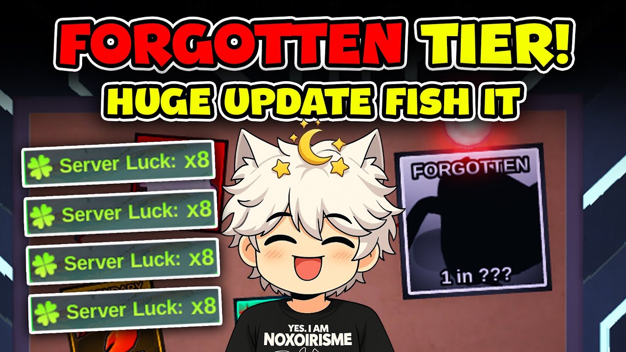🔴FORGOTTEN UPDATE! 200K Luck Fish It x8