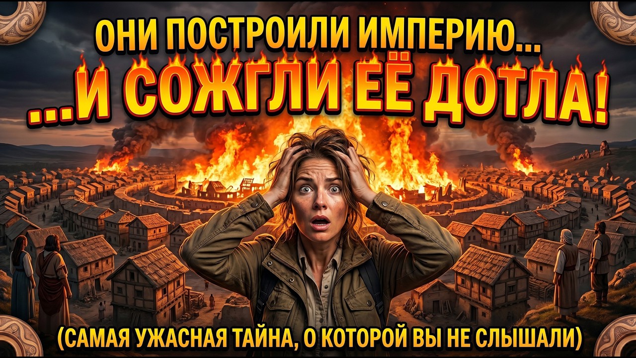 Они построили гигантские города&hellip; и сознательно СЖИГАЛИ их дотла!