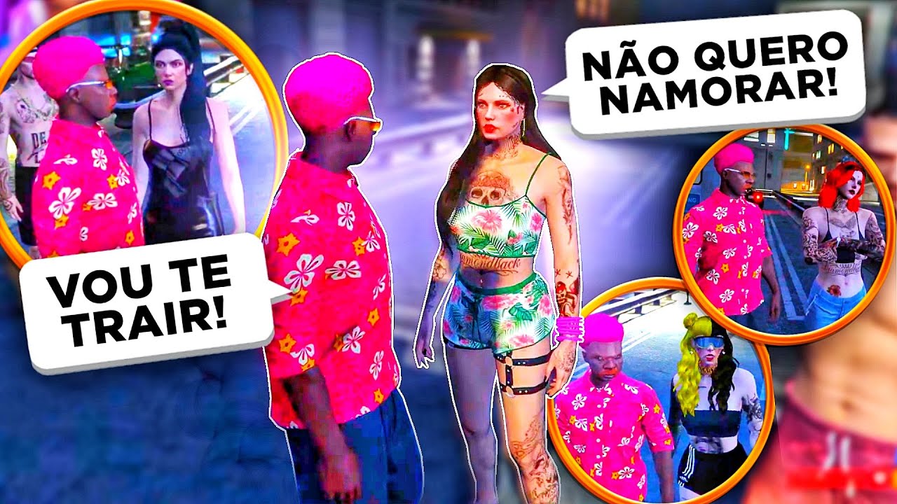 ARRUMEI 5 NAMORADAS e TRAI TODAS 😈 JILSU PERVERSU no GTA RP