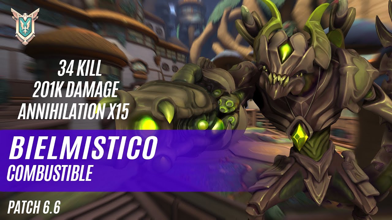 34 KILL 201K DAMAGE ANNIHILATION X15 BIELMISTICO DROGOZ PALADINS COMPETITIVE (MASTER) COMBUSTIBLE