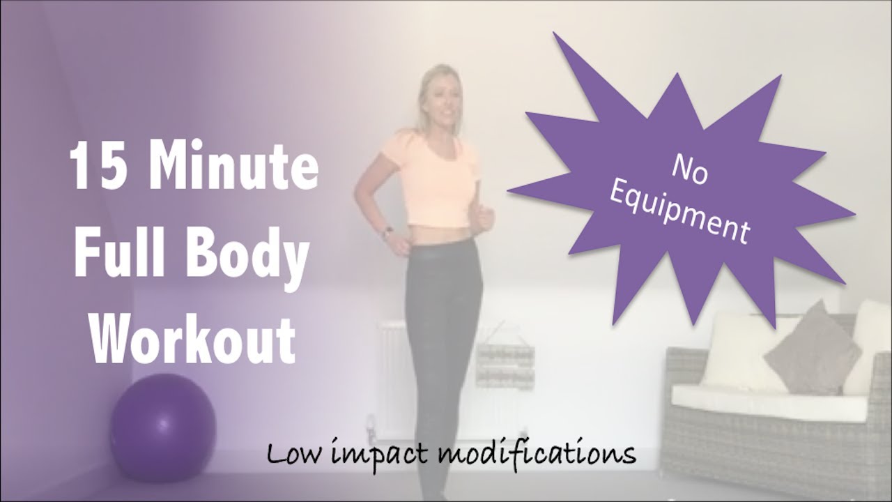 Full Body Home Workout for Women - Burn Fat and Tone the Whole Body - Low Impact Modifications
