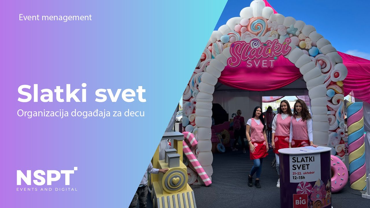 Slatki svet, dečji dogadjaj - Candyland, kids event