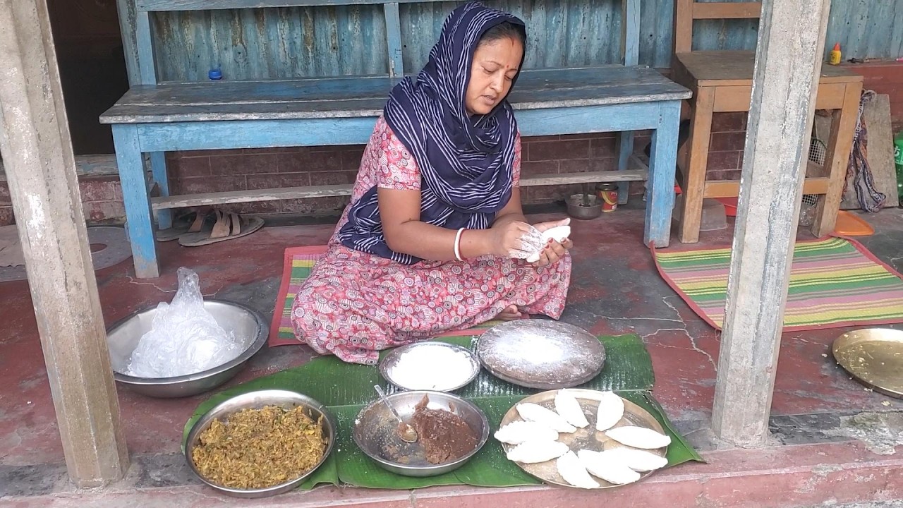 শীতের বিদায় লগ্নে গ্রাম বাংলার পিঠার আয়োজন 😍aj village life