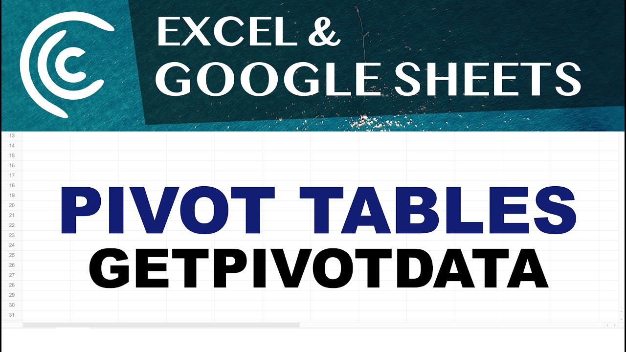 Pivot Table GETPIVOTDATA Function in Excel & Google Sheets