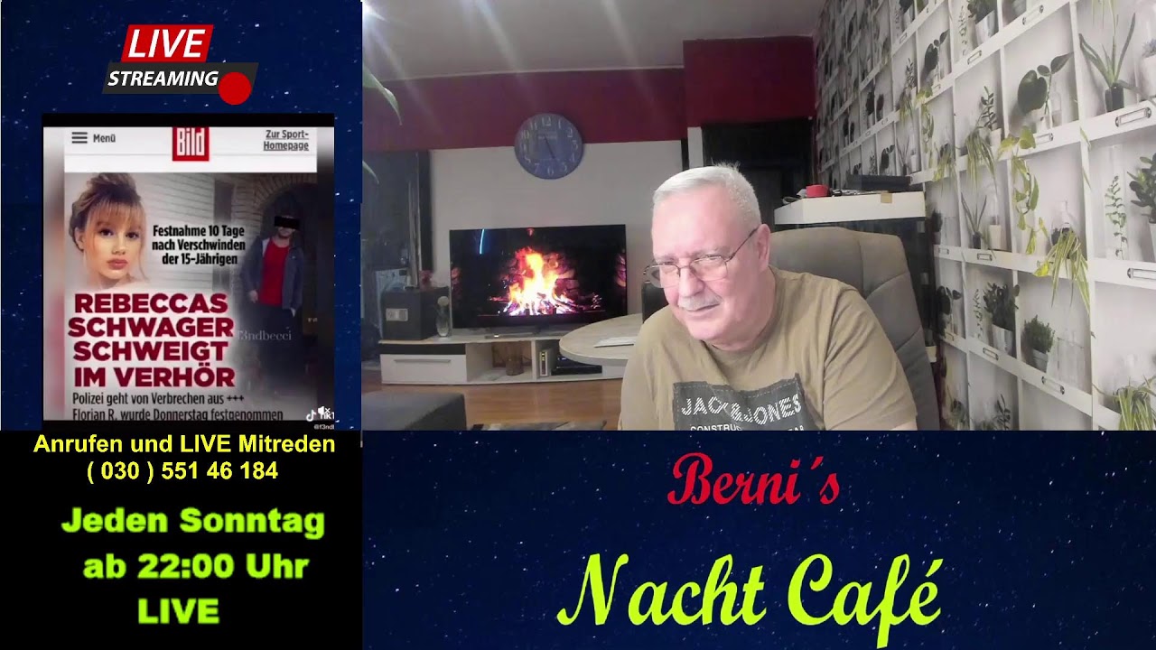 Rebecca Reusch auch heute wieder Thema bei Berni´s Nacht Café