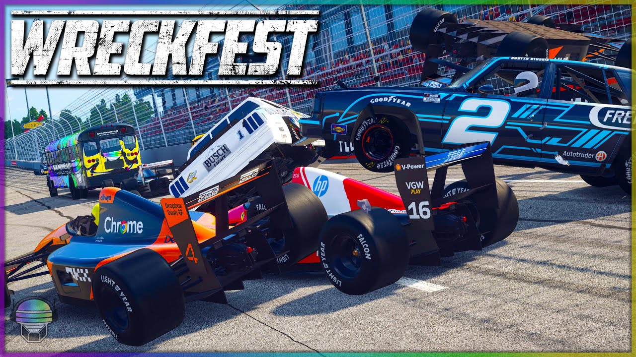 TALLADEGA F1 против NASCAR MADNESS! | Wreckfest