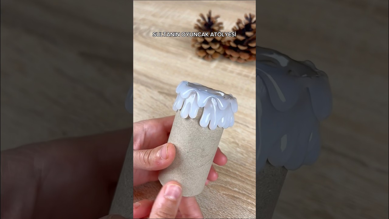 Amazing DIY Idea With Toilet Paper Roll. #diy #winter #crafts