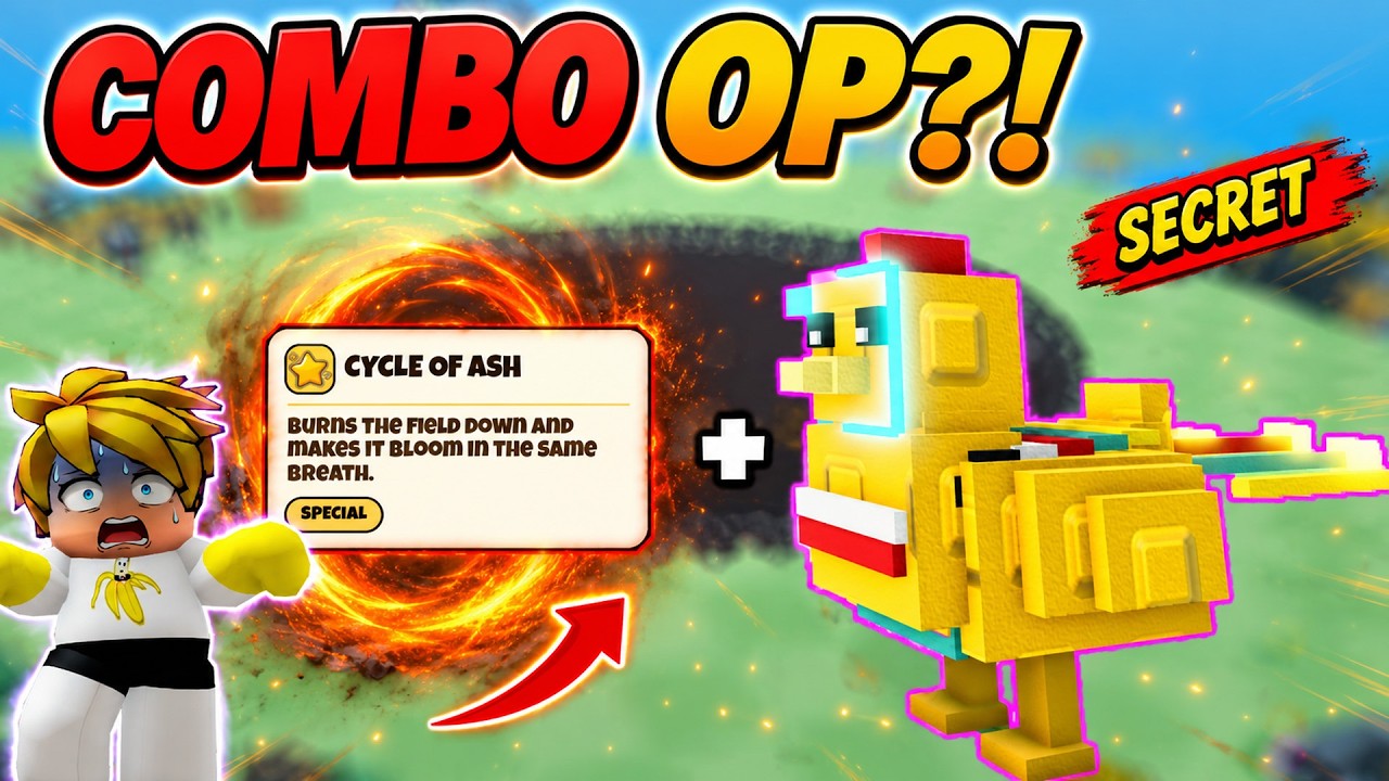 SECRET 404-CHICK Kết Hợp CYCLE OF ASH Mạnh Đến Đ&acirc;u?! | Grow A Chicken Fighter