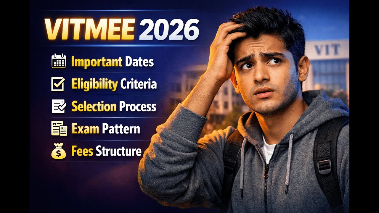 VIT M.Tech Admission 2026 | VITMEE Exam | Dates | Eligibility | Fees & Selection Process