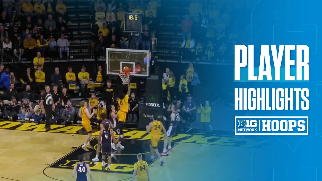 Tavion Banks Highlights vs. Illinois | Iowa Basketball | 01/11/2026