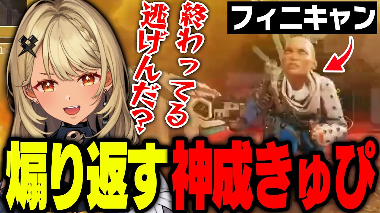 フィニキャンしてきた野良に仕返しをするきゅーちゃん【ぶいすぽっ！神成きゅぴ切り抜き】