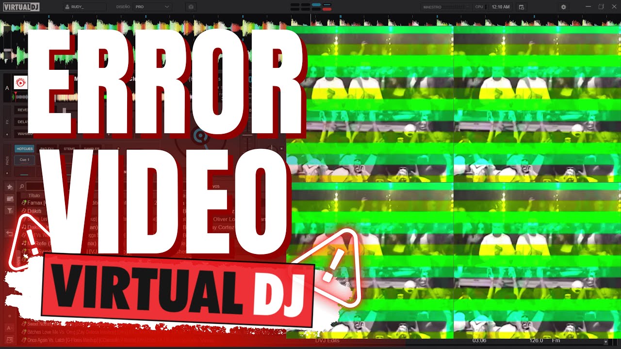 ERROR de VIDEO en VIRTUAL DJ (SOLUCION)