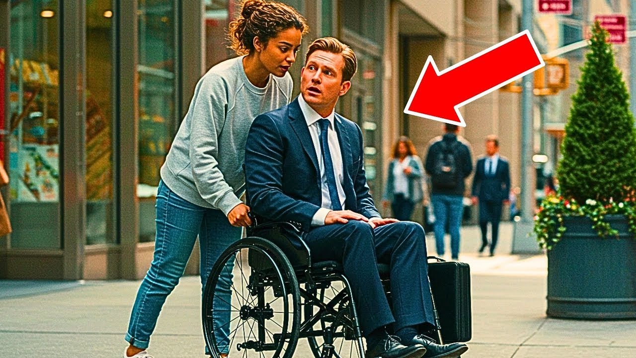 Single Mother Offers To Push A Businessman's Wheelchair  Soon, The Businessman Falls In Love