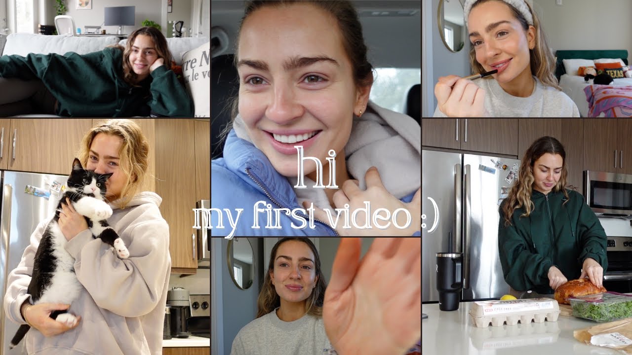 HIII YOUTUBE: grwm +, get to know me, DIML vlog, nighttime skincare