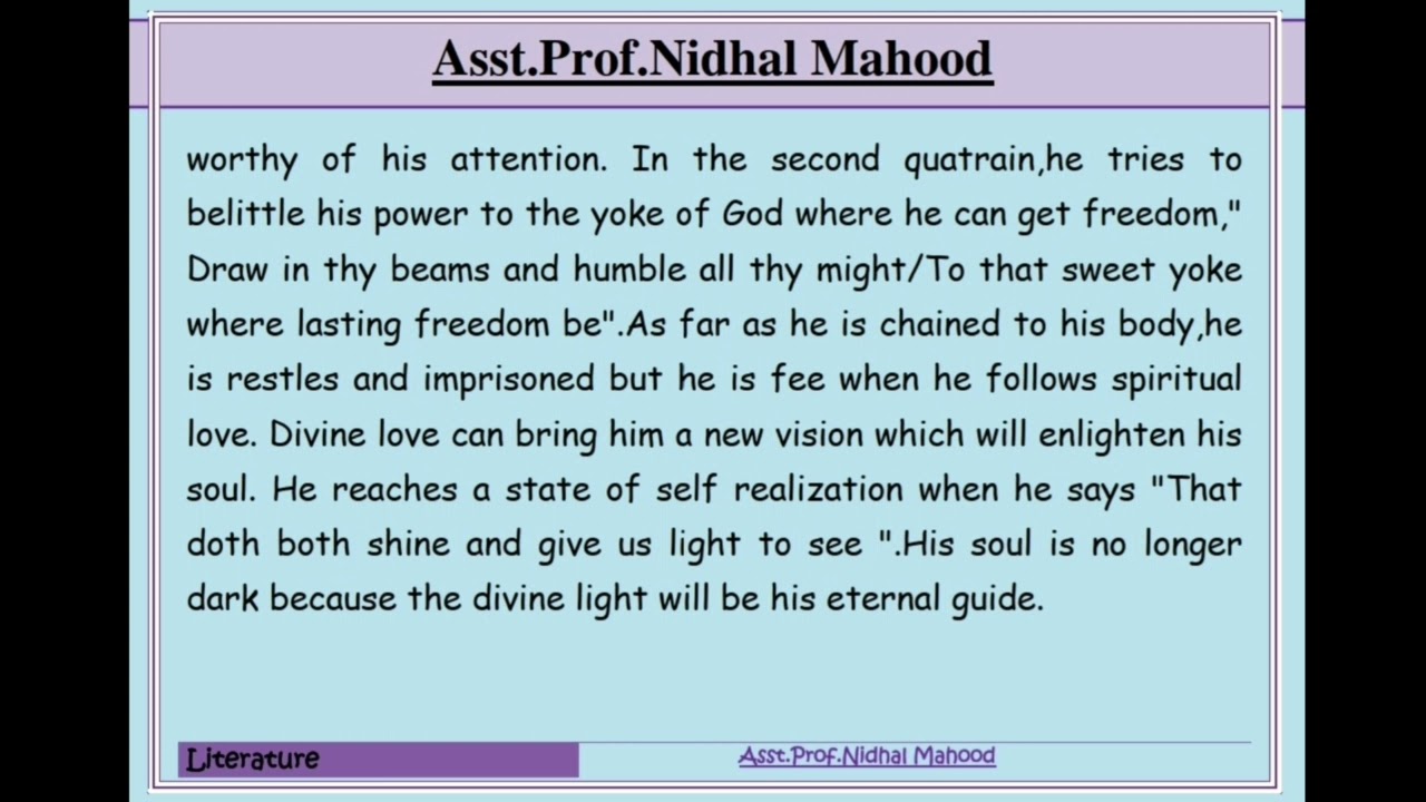 Leave me, O Love by Philip Sidney