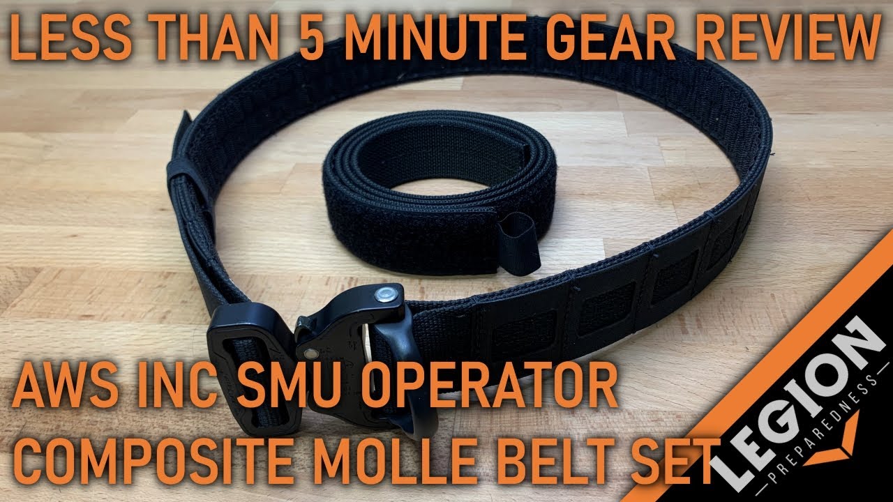 AWS IN SMU Operator Composite Molle Belt Set - (LT5MGR)