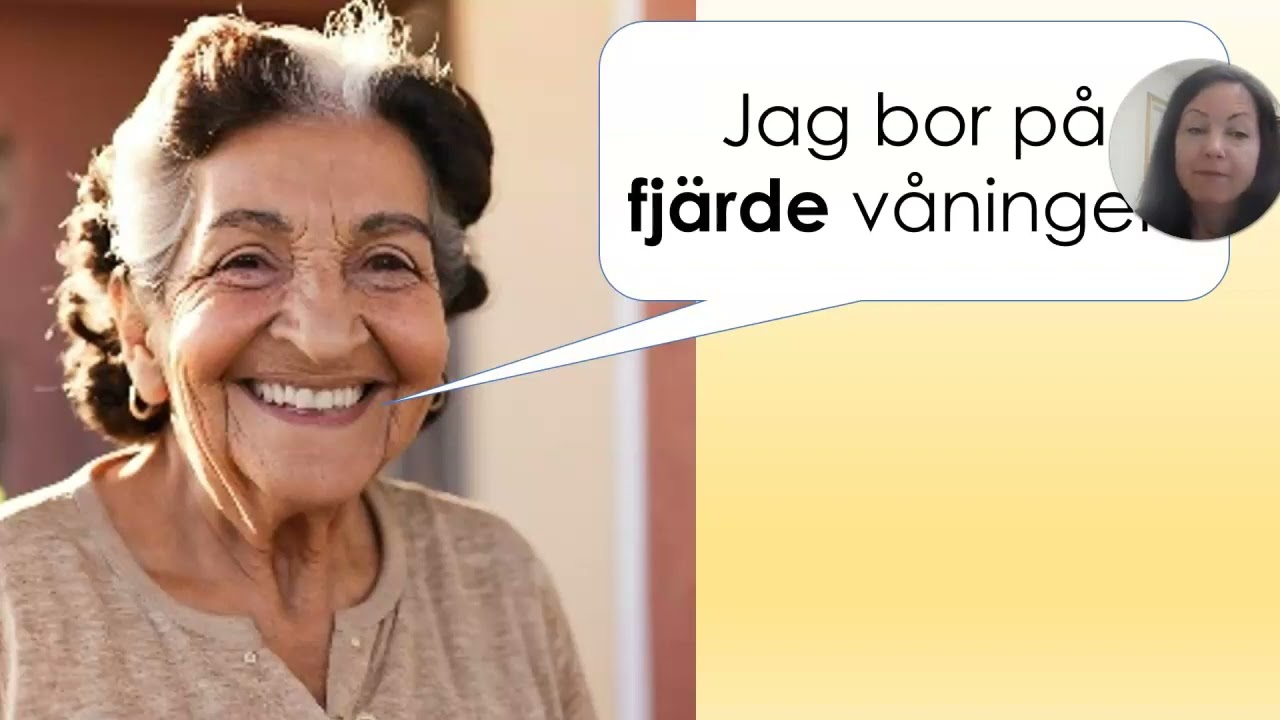 Vilken våning bor du på? SFI kurs A.