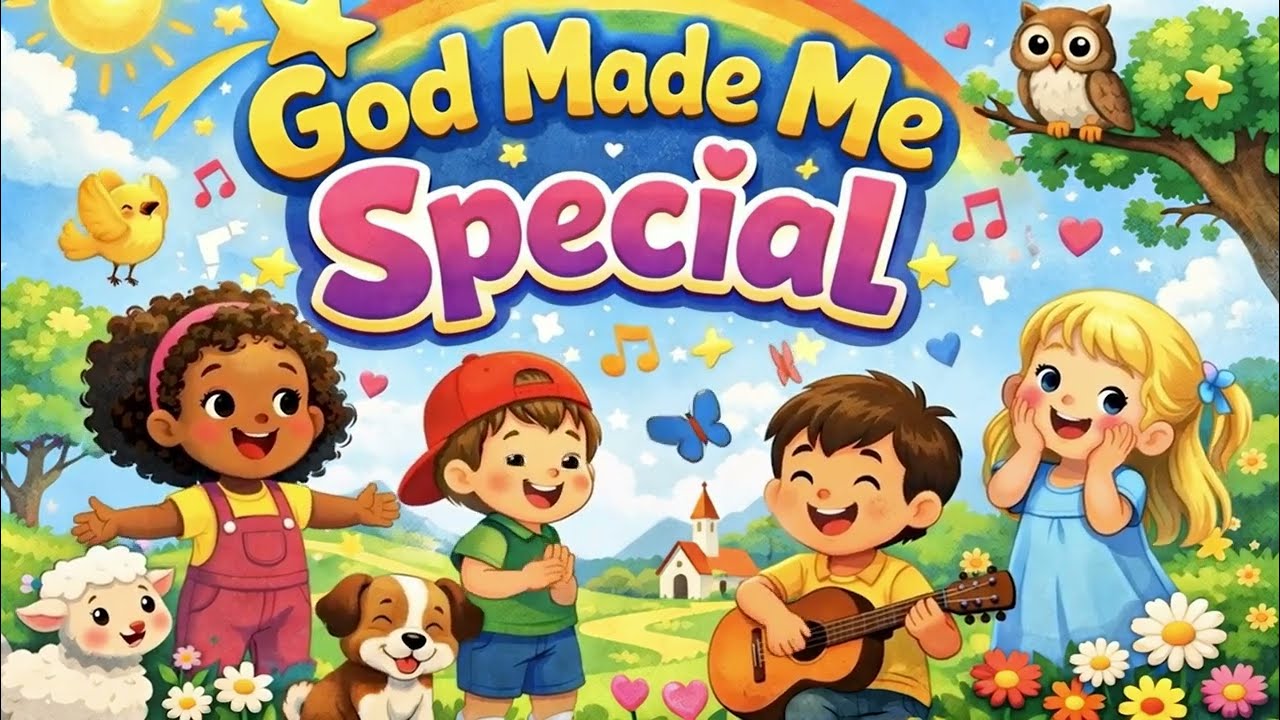 God Made Me Special | Christian Kids Song About God’s Love 💛 | Children’s Worship Song