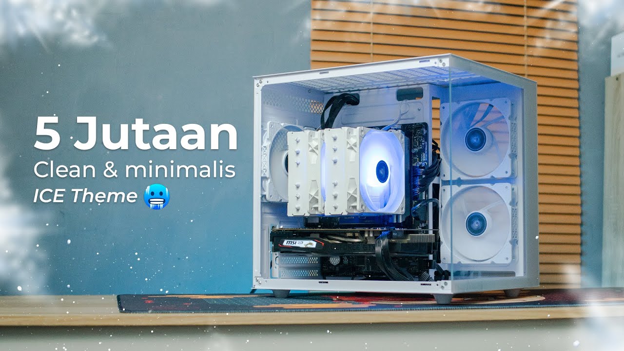 Rakit PC gaming full white minimalis 5 Jutaan aja Ft Segotep Brave W1 | Rakit PC EPS 18