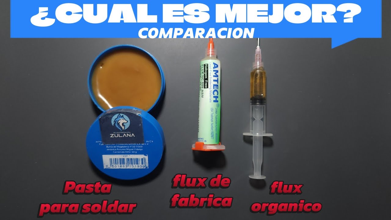 Flux de fabrica VS Flux Organico VS Pasta para soldar: COMPARACION ¿CUAL ES MEJOR? PRUEBAS REALES