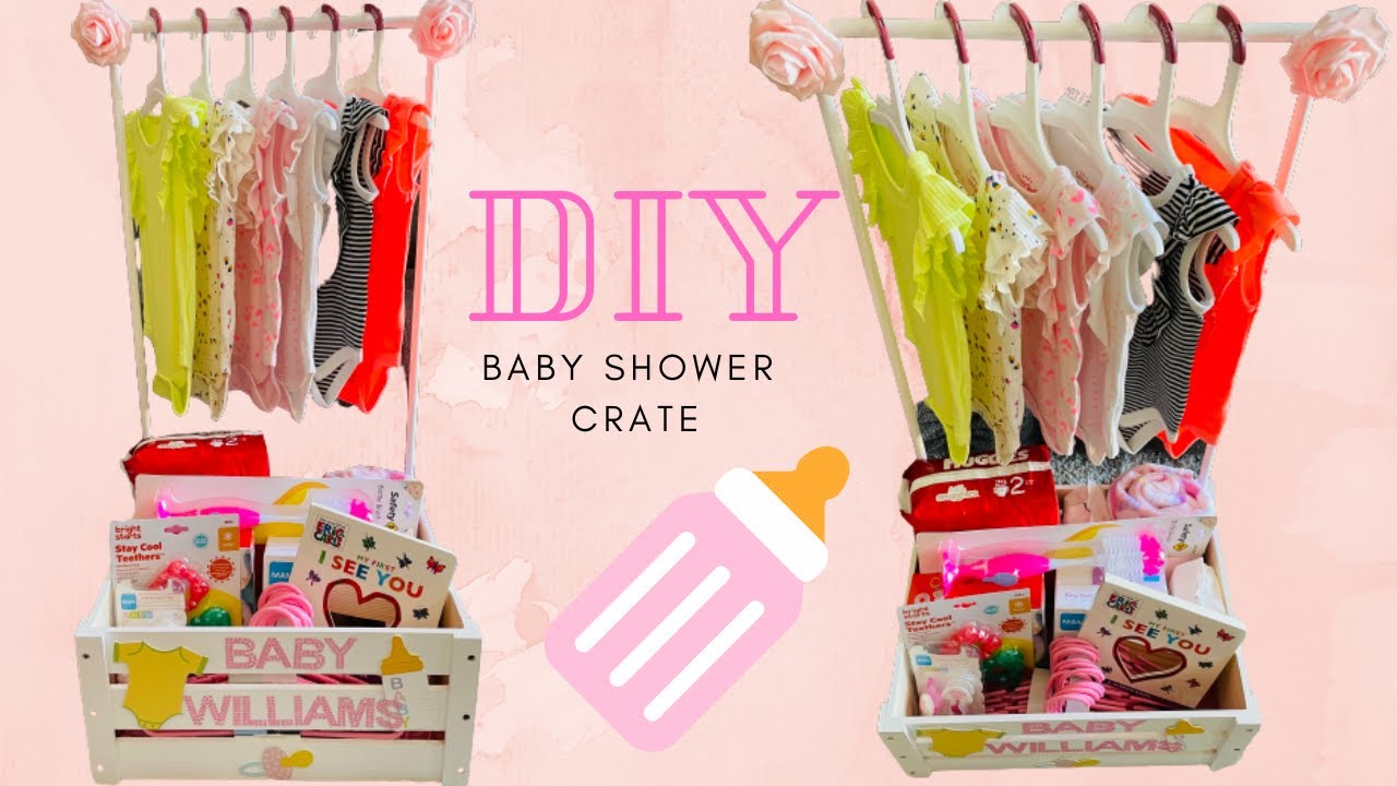 DIY Baby Shower Crate | How To | Easy Baby Gift