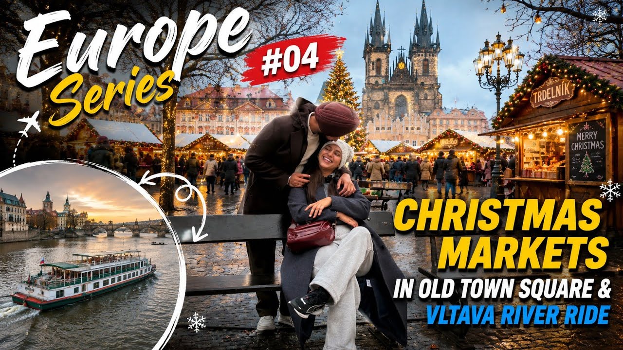 Old Town Square Prague 🇨🇿 | Vltava River Cruise with Boats4U | Europe Diaries Ep. 4 #parmbhupi 