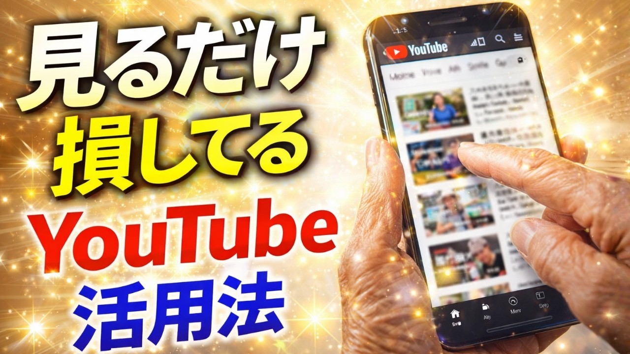【保存版】YouTubeの使い方初心者講座｜シニアにもわかるやさしい解説