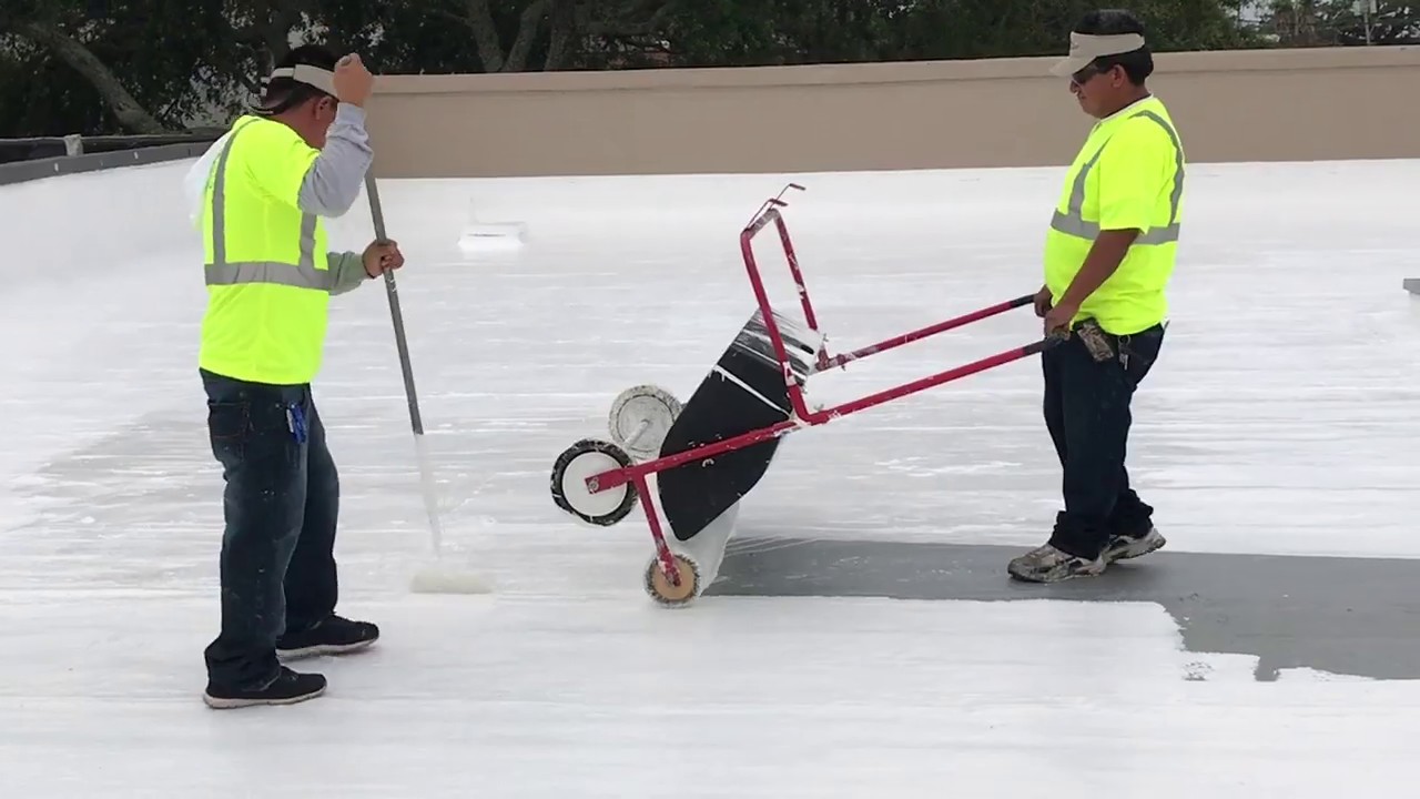 Installing the Ure-A-Sil Flat Roof Restoration System