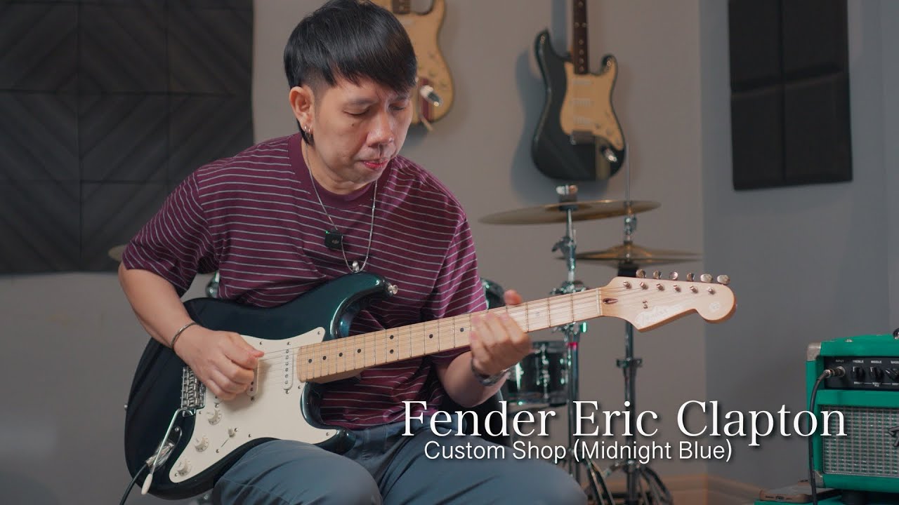 Fender Eric Clapton Custom Shop ( Midnight Blue ) By Guitarcoach Shop 