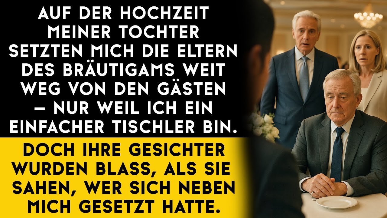 Man setzte mich an einen abgelegenen Tisch neben der Küche… bis ein „besonderer“ Mensch den Saal bet