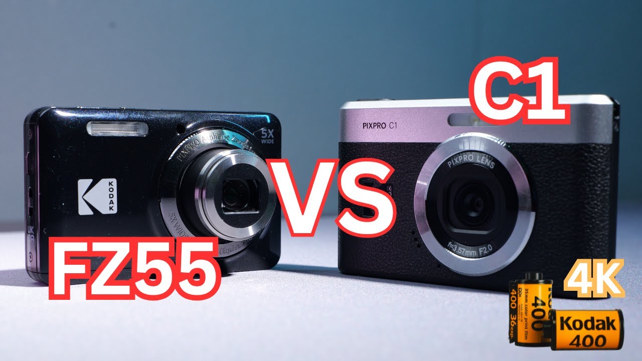 《Kodak FZ55 vs C1｜玩具相機界的世紀大戰！手機別來摻和！》