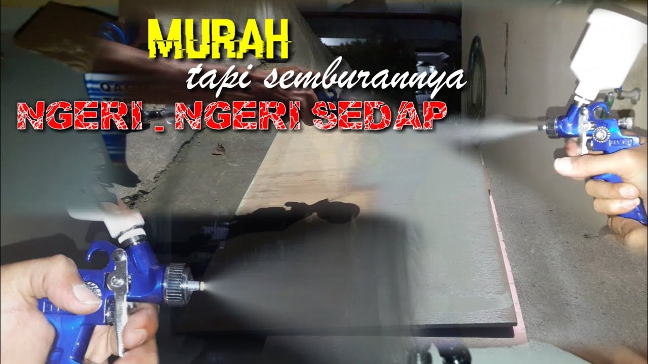 REVIEW || Mini Spray Gun HVLP Taffware || Murah Meriah no Kaleng-kaleng Auto Jago
