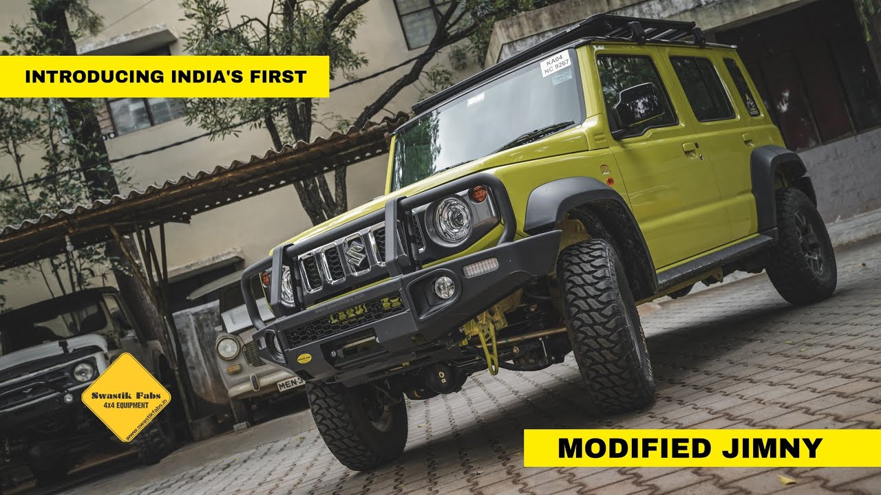 Introducing India's first Modified Jimny | ARB Bumper | ARB Suspension | BMC Carbon Filter