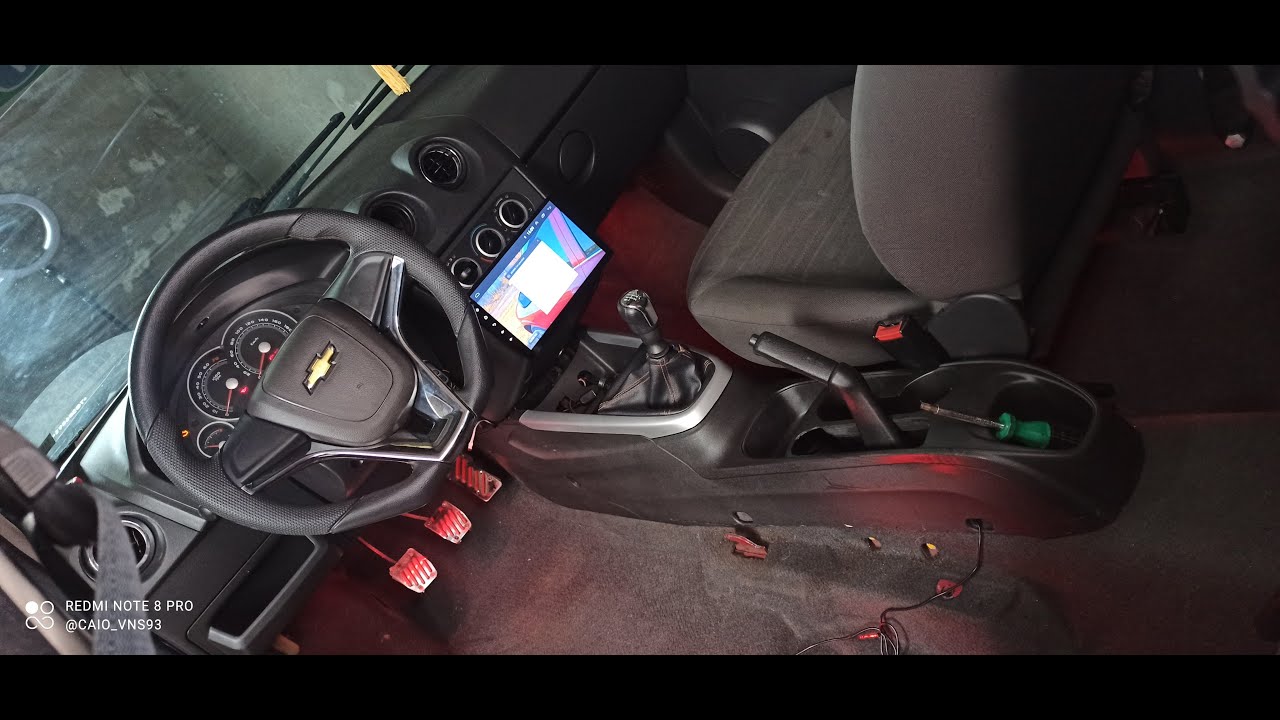 CONSOLE DO ONIX NO CELTA PRISMA INSTALAÇÃO COMPLETA - FICOU BOM? | AUTO MOD