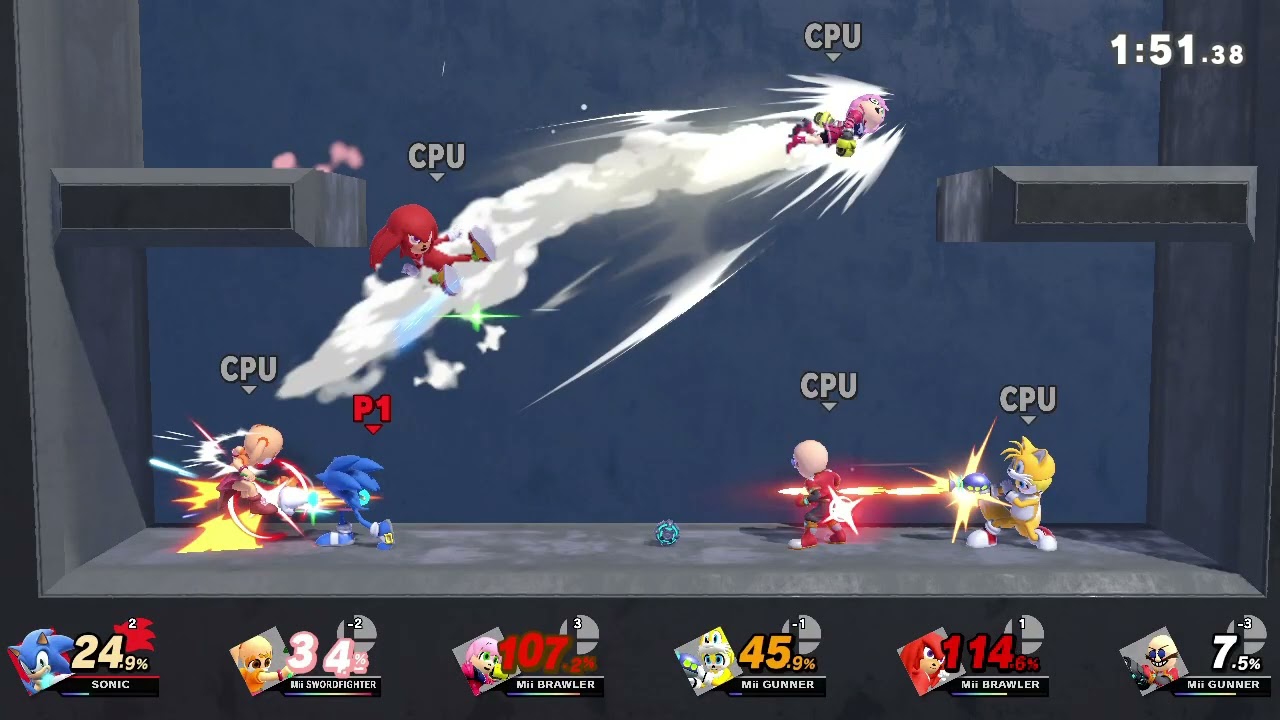 Sonic Advance Battle - Sonic vs Cream vs Amy vs Tails vs Knuckles vs Dr. Eggman 