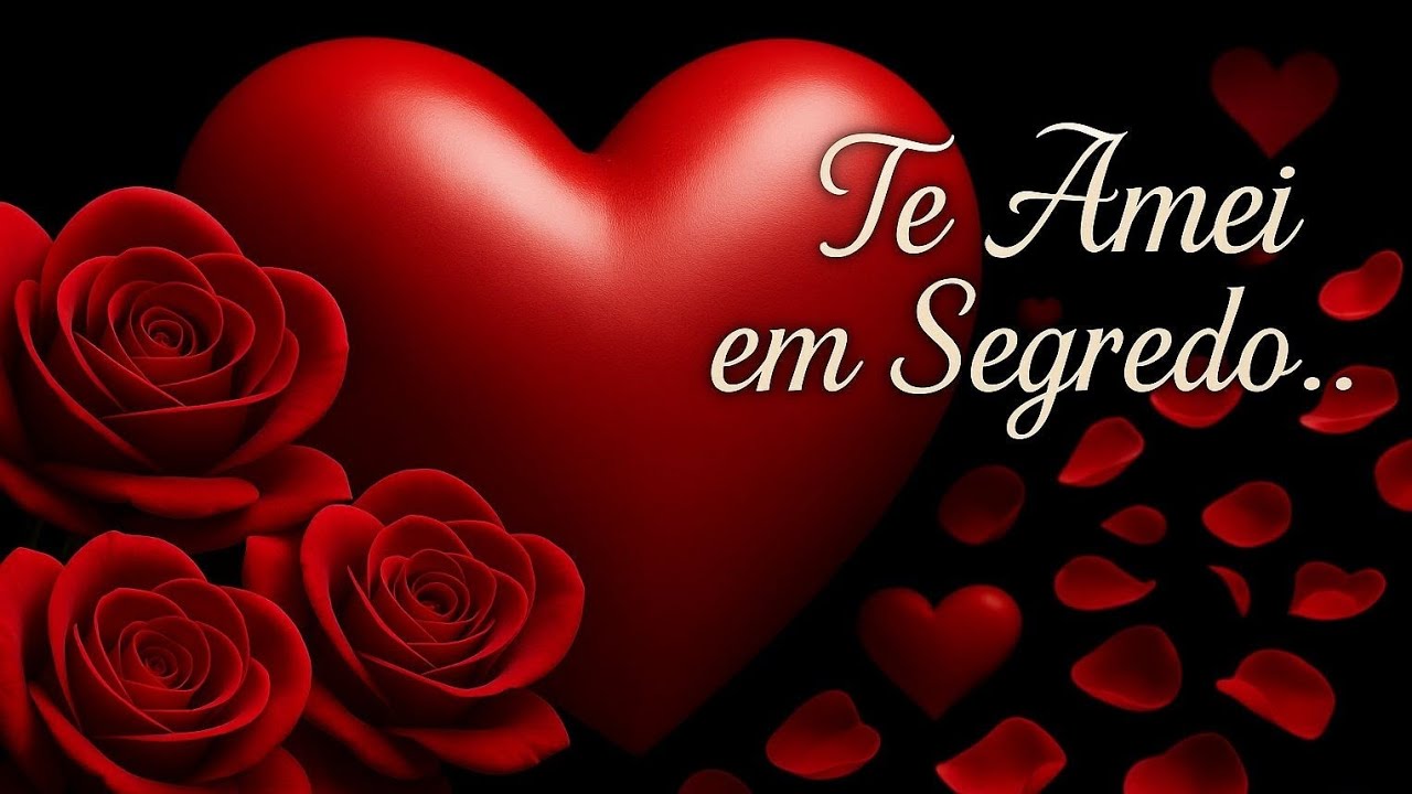 Eu não aguento mais te amar em segredo... Pronto falei.