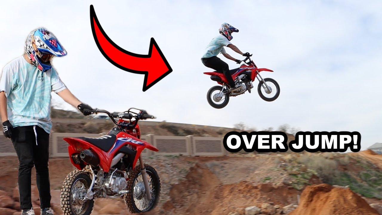 На Crf 110 мы едем с размахом! ПРЯМО ПРИЗЕМЛИЛСЯ