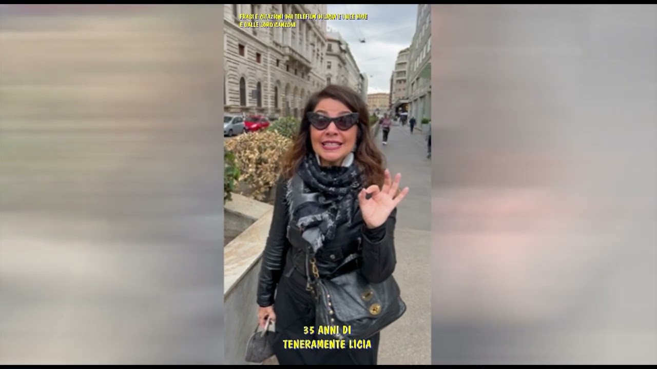 GLI AUGURI DI CRISTINA D'AVENA PER I 35 ANNI DI TENERAMENTE LICIA (VIDEO ESCLUSIVO PER LA PAGINA)