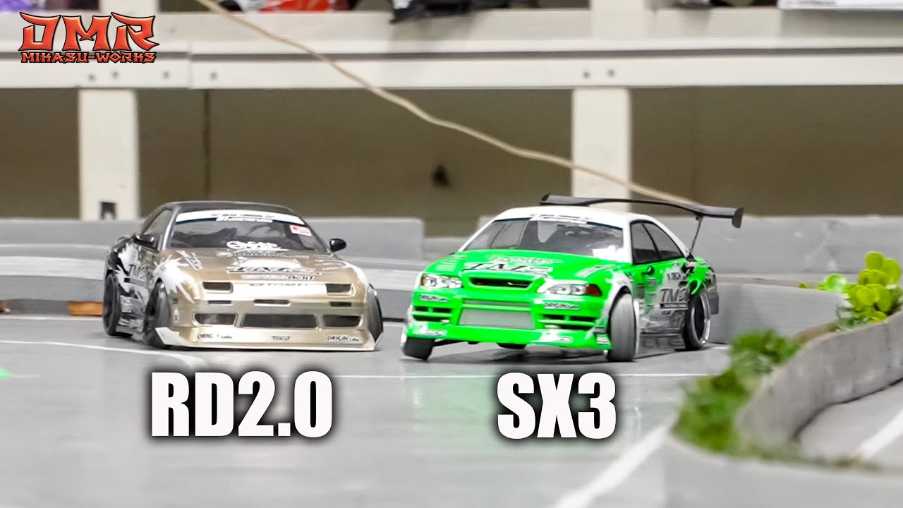 【ラジドリ】ヨコモ RD2.0 vs SX3（鬼ロール）【RC DRIFT】【ラジコン ドリフト】