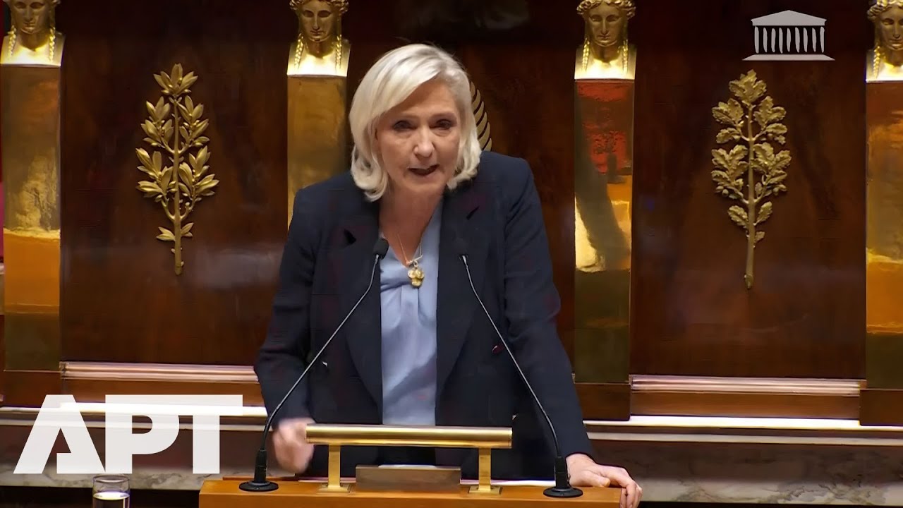 “Pathetic: Le Pen’s Fiery Takedown of Macron Rocks French Parliament | APT