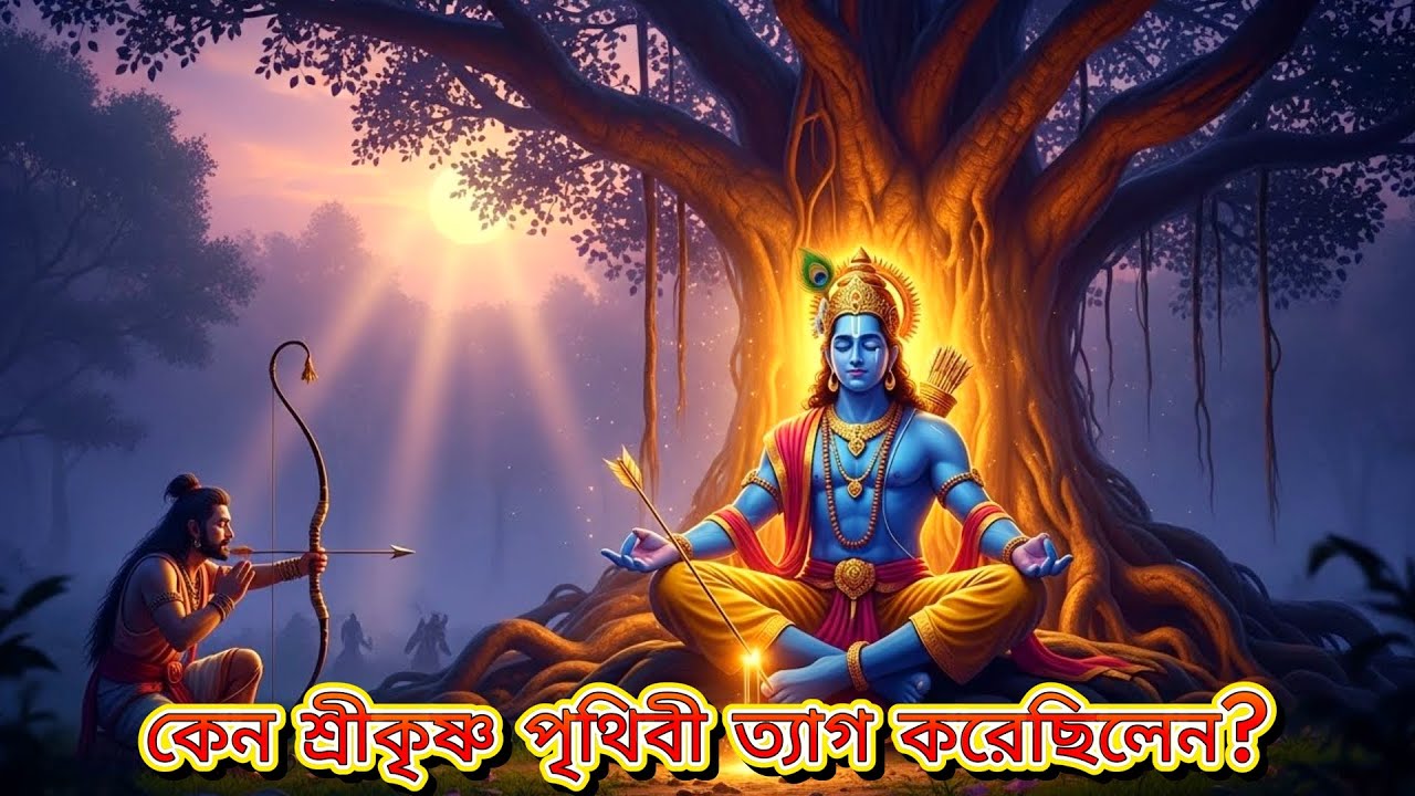 শ্রীকৃষ্ণের মহাপ্রস্থান—কেন ভগবানকেও নিতে হয়েছিল মৃত্যুর স্বাদ?