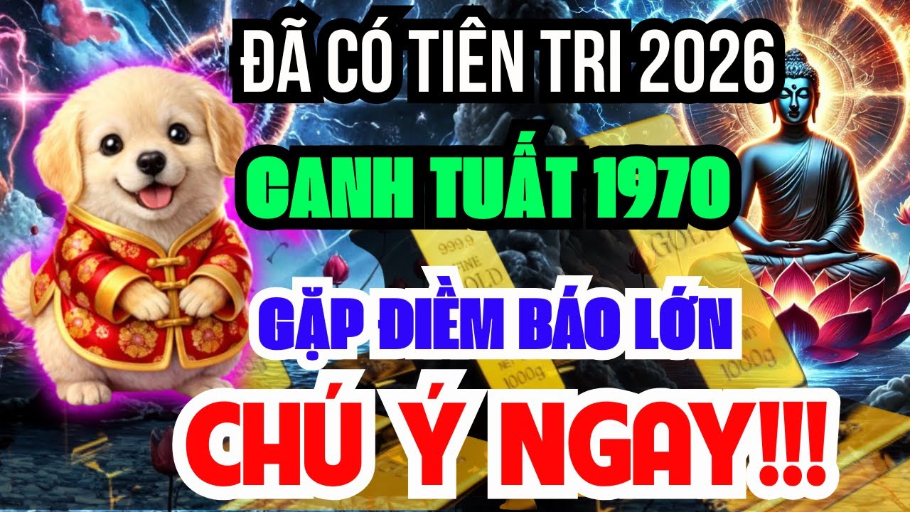Sự Thật Động Trời Chỉ Tôi Dám Nói: Canh Tuất 1970 Năm 2026 Gặp Điềm Báo Lớn, Không Xem Sẽ Hối Hận