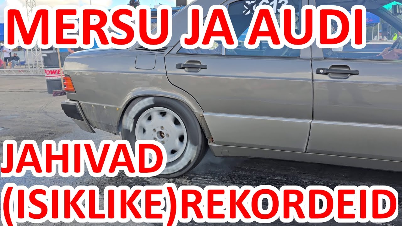 Mõlemad autod jälle koos rajal @ Wildcards Drag Race 2025