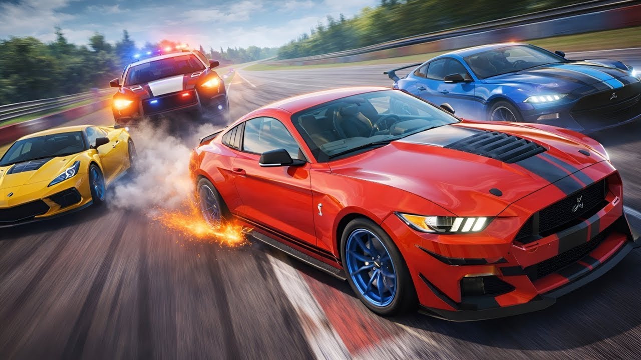 Mustang GTR 💀 Crazy Racing With Random Players 🚗🔥 | Car Racing Game | Jahir Sensei