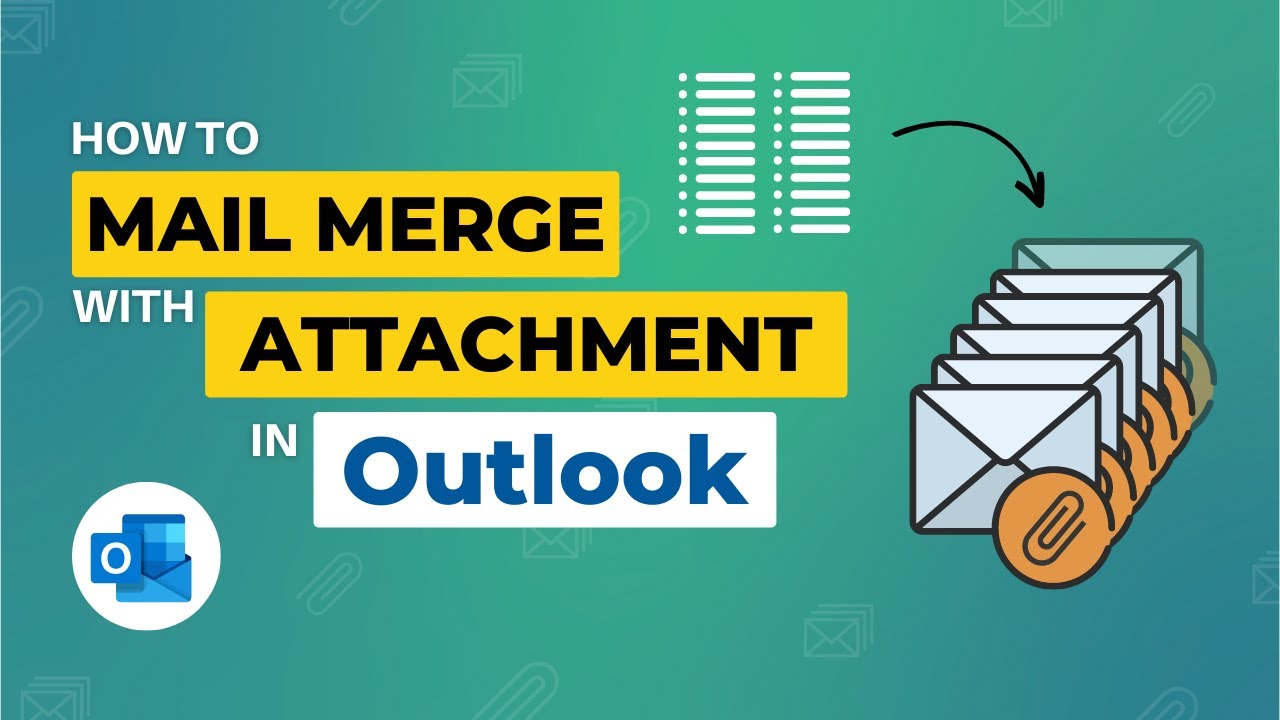 Слияние писем с вложениями в Outlook | Слияние писем Outlook с вложениями