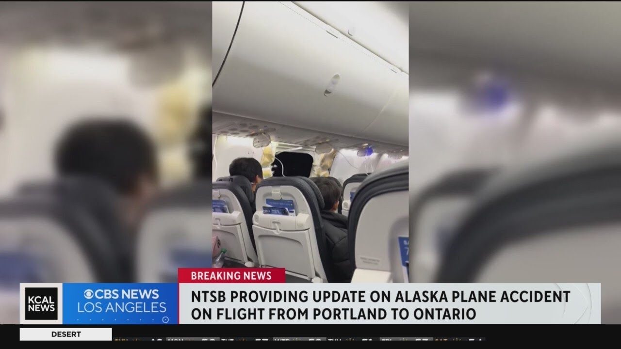 NTSB deliver update on Alaska Airlines plane incident